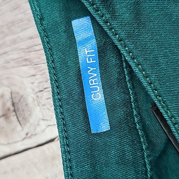 NEW STYLE & CO GREEN CURVY FIT PETITE DENIM JEANS - Picture 11 of 14